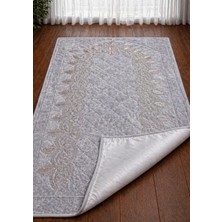 Kapitoneli Nakışlı Hediyelik Çeyizlik  Gelin Damat Seccade. 70X110 cm