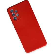 Zenvia Mey Ithalat®  Samsung Galaxy A32 Kılıf First Silikon - Kırmızı