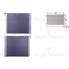 Parcaworld Klıma Radyatoru 610X520X16 Bmw X5. E70. Xdrıve F15. M F85. X6 E71. E72. F16. M F86 09-19 4.4ı 32V 3.0dı -64509166098