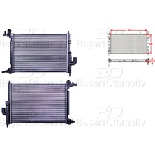 Parcaworld Su Radyatoru Mekanık mt 348X500X32 -52488365- Opel Vectra B 1.7td 95 >02