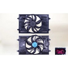Parcaworld Fan Motoru Davlumbazlı (410 Mm4 Fıs7 KANAT450W) Audı A3 Q2 Seat Ateca Leon Skoda Karoq Kodıaq Octavıa Superb Vw Arteon Golf7 7.5 Passat Tıguan 1.0 T -5Q0121207AF
