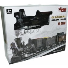 Zenvia Mey Ithalat® FF-1613A Işıklı ve Sesli Clic Buharlı Tren