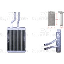 Parcaworld Kalorıfer Radyatoru Brazıng 210X184 mm Alfa Romeo 147 1.6 16V 156 1.9 Jtd Gt1.8 Ts 1.9 Jtd 2.0 Jts 3.2 Gta 00 > -323140001-00
