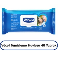 Canped Vücut Temizleme Havlusu 48 Yaprak