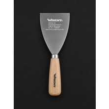 Wisent Ahşap Saplı Çelik Macun Spatulası