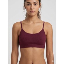 Underwear Bodyway Underwear Body Way Kadın Ip Askılı Fitilli Bralet Sütyen - Simli Bantlı, Telsiz ve Kapsız Spor Sütyeni Pedli Büstiyer