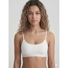 Underwear Bodyway Underwear Body Way Kadın Ip Askılı Fitilli Bralet Sütyen - Simli Bantlı, Telsiz ve Kapsız Spor Sütyeni Pedli Büstiyer