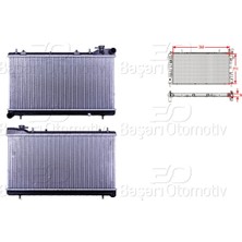 Parcaworld Su Radyatoru Brazıng mt 340X711X16 -8MK376704-571- Subaru Impreza 1.6. 1.8. 2.0 93-98