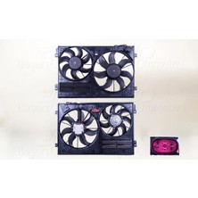 Parcaworld Fan Motoru Davlı (360 MM+295 Mm4 FIS220W+150W) -1K&1212&5AB9B9- Vw Golf5 Jetta Passat Leon 05 >