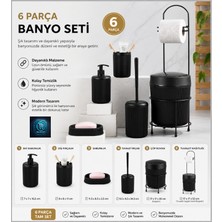 Mavi Concept Premium Lüks 6’lı Banyo Aksesuar Seti Modern Tasarım