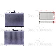 Parcaworld Su Radyatoru Brazıng Mtat 444X673X26 mm -214&&- Renault Koleos 2.0dcı 09> /