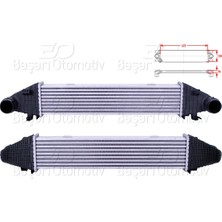 Parcaworld Turbo Radyatoru (Intercooler) 625X128X64 Mercedes-Benz Benz W204 C180 Cdı C200 Cdı C250 Cgı W212 E200 Cdı E200 Cgı E250 Cgı A207 E200 Cgı E25 0
