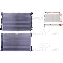 Parcaworld Su Radyatoru Brazıng At 677X439X32 mm Audı A6 2.7 Tdı 04> -0,11