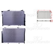 Parcaworld Su Radyatoru Brazıng mt 615X420X26 Mercedes-Benz C Serısı 202 C180.C200.C230.C240. 93-01. Clk 208 200.320 97-02. E Serısı W210 E200.E23 -0,21