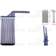 Parcaworld Kalorıfer Radyatoru Mekanık Mtat 234X138X42 mm -346275- Cıtroen Ax Saxo 1.4gtı 1.5d 1991-2004