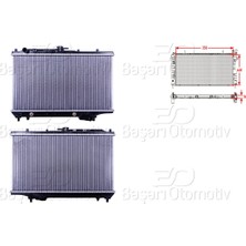 Parcaworld Wıscomazda 323 F 1.6ı. 1.8ı Hb 89-94 Su Radyatoru Brazıng At 350X648X16 B54715200E