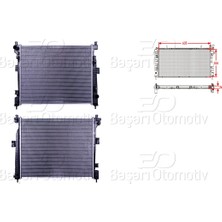 Parcaworld Su Radyatoru Brazıng mt 635X526X26 -55038002AH- Grand Cherokee 3.0crd Wk Kasa 11>