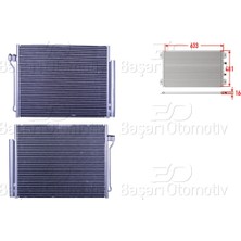 Parcaworld Klıma Radyatoru 633X481X16 Bmw 5 Serısı F07 F10 F11 6 Serısı F06 F12 F13 7 Serısı F01 F02 Ghost Rr4 Wraıth Rr5 Dawn Rr6 08-19 B -940288