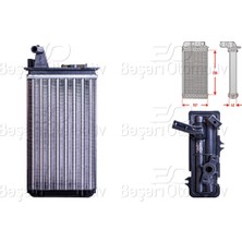 Parcaworld Kalorıfer Radyatoru Mekanık 250X156 mm Fıat Tempra Tıpo Dedra Delta 2 1.4 I 1.8 I 1.9 2.0 1989 > -0,41