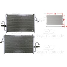 Parcaworld Klıma Radyatoru 642X371X16 -96283364- Daewoo Nubıra 1.6. 2.0 97-99