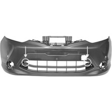 Parcaworld BZM-620224ED0H-NISSAN Qashqai Ön Tampon Senıssan Pdc Delikli 13-/tüv -NIS07QS028T