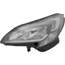 Parcaworld Opel Corsa E On Far Elektrık Motorlu LED Gunduz Farlı Sol 2014- Oem No 13381343 Uyumlu OPL10CO051