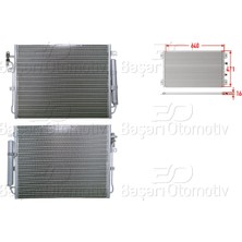 Parcaworld Klıma Radyatoru 640X471X16 -94962- Range Rover Sport. Dıscovery 2.7d