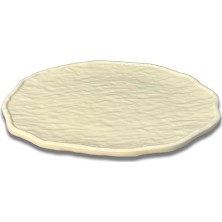 Tria Celline Serisi Servis Tabak 6 Adet 19 Cm-Krem Renk-TR2501K
