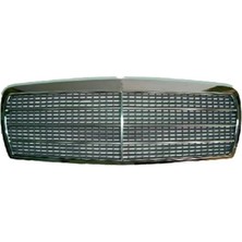 Parcaworld Mercedes W126 Ön Panjur Krom Sıyah 1985-1991