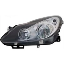 Parcaworld 93189361- Opel Corsa D Ön Far Motorkrom Sıyah Sol 2006