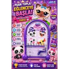 Pinball Littlest Pet Shop Eğitici Retro Eğitici Oyuncak Mor
