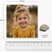 Moduler Market Kisiye Ozel Fotografli Magnet Set Hediye 4'lu Ani Buzdolabı