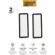 Roborock Qrevo S / Qrevo L / Qrevo C / Qrevo Pro / Qrevo L Pro / Qrevo C Pro / Qrevo Maxv Uyumlu 2’li Hepa Filtre | Robot Süpürge Yedek Parça