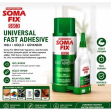 Somafix Hızlı Yapıştırıcı Soma Fix S663 200 ml Sıvı Formda Ahşap ve Plastik İçin Güçlü Yapışma