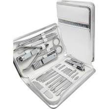 Empressco Chavin Deri Çantalı 21 Parça Çelik Manikür Tırnak Makası Seti CIN368BY - Fiyatı, Yorumları