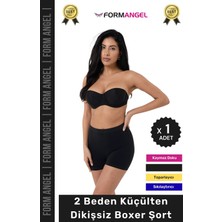 Carlburn #şort 2 Beden Küçülten Toparlayıcı Bel Sıkılaştırıcı Şekillendirici Yüksek Bel Dikişsiz Boxer Şort