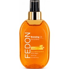 Fedon Işıltılı Bronzlaştırıcı Yağ 200 ml Yüz ve Vücut Kullanımı