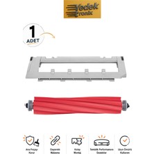 Roborock S7 / S7 Plus / S7 Maxv / S7 Maxv Ultra / S7 Max / S7 Pro Ultra / Q7 Max / Q7 Max Plus Uyumlu Ana Fırça Kapağı ve Ana Fırça Seti | Robot Süpürge Yedek Parça