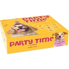 isiltikidsmoda Party Time Dişi Köpekler Için Doğum Günü Seti 20X20X7 cm