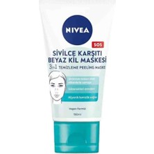 Sivilce Karşıtı Beyaz Kil Maskesi