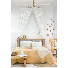 Layan Home %100 Pamuk Müslin Çift Kişilik Yatak Örtüsü – Etnik Desen