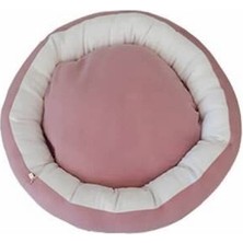 isiltikidsmoda Simit Kedi ve Küçük Irk Köpek Yatağı Pembe