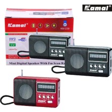 Kamal KM‑239 USB Sd Fm Destekli Mp3 Çalar Radyo – Taşınabilir Müzik Çalar