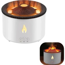 Yazline Global LED Alev Efektli Aroma Difüzörü Ultrasonik Hava Nemlendirici Gece Lambası Fonksiyonlu