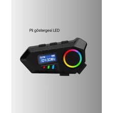 Yazline Global Bluetooth 5.4  Interkom IP65 Toz ve Su Geçirmez LED Göstergeli