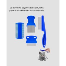 Yazline Global 4’lü Evcil Hayvan Tüy Temizleme Seti – Paslanmaz Çelik,plastik, Pratik ve Hijyenik Bakım