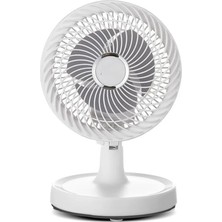 Yazline Global Mini Masaüstü Vantilatör Sessiz Çalışan 2 Kademeli Fan Otomatik Salınımlı