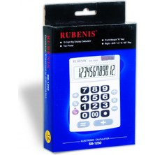 RUBENIS Rubenis SB‑1250 Masaüstü Hesap Makinesi – Büyük Tuşlu Ofis Tipi