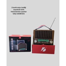Yazline Global Solar Şarjlı Taşınabilir Radyo Bluetooth Hoparlör USB Sd Destekli