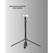 Yazline Global Taşınabilir Tripod ve Selfie Çubuğu Vlog ve Video Çekimi
